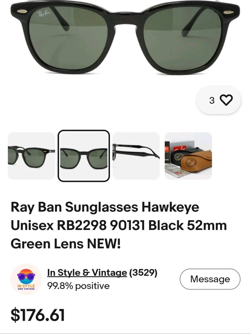 Ray-Ban classic ray